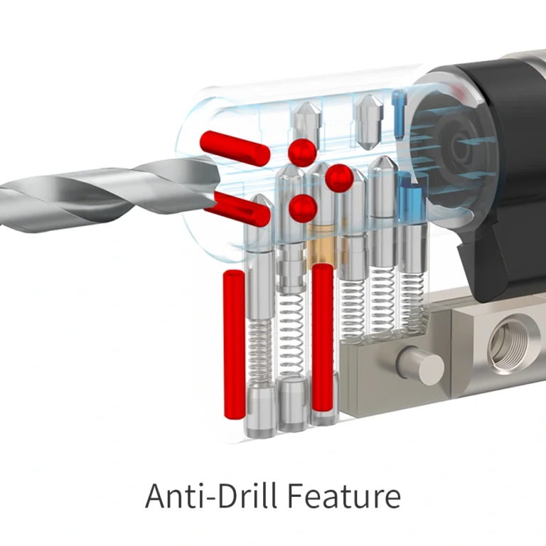 EN1303 GRADE 6 FLOATING ROLLER ON ACTIVE PINS AND PASSIVE PINS LOCK CYLINDER gallery image 3