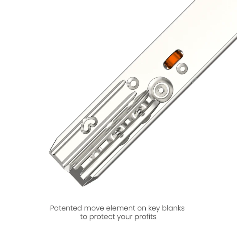 MOON SHAPE ACTIVE PINS AND PATENTED FLOATING ROLLER TELESCOPIC PIN LOCK CYLINDER gallery image 1