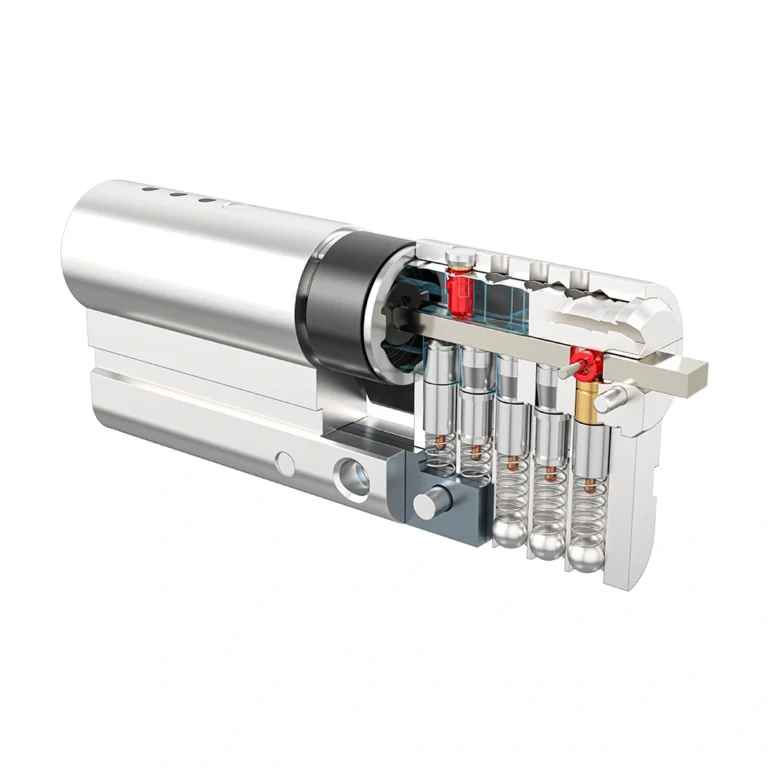 MOON SHAPE ACTIVE PINS AND PATENTED FLOATING ROLLER TELESCOPIC PIN LOCK CYLINDER gallery image 7