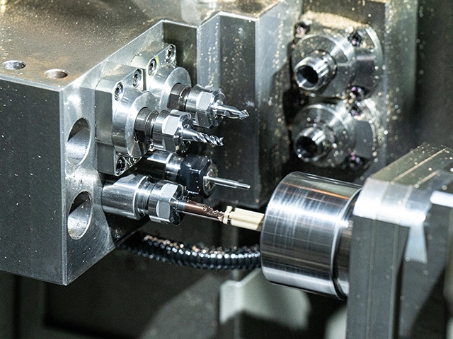 TSUGAMI CNC Swiss-type machine at EOSYS factory