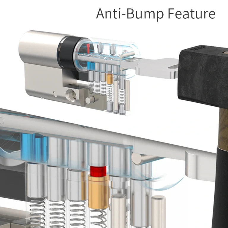 EN1303 GRADE 6 FLOATING ROLLER ON ACTIVE PINS AND PASSIVE PINS LOCK CYLINDER gallery image 4