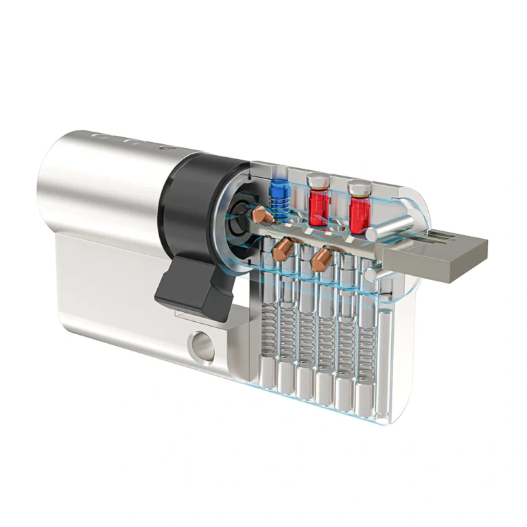 Active Pin and Magnet Passive Pin Lock Cylinder with Patent Moon Shape Passive Pins and Angle Anti-Pick Side Pins gallery image 4