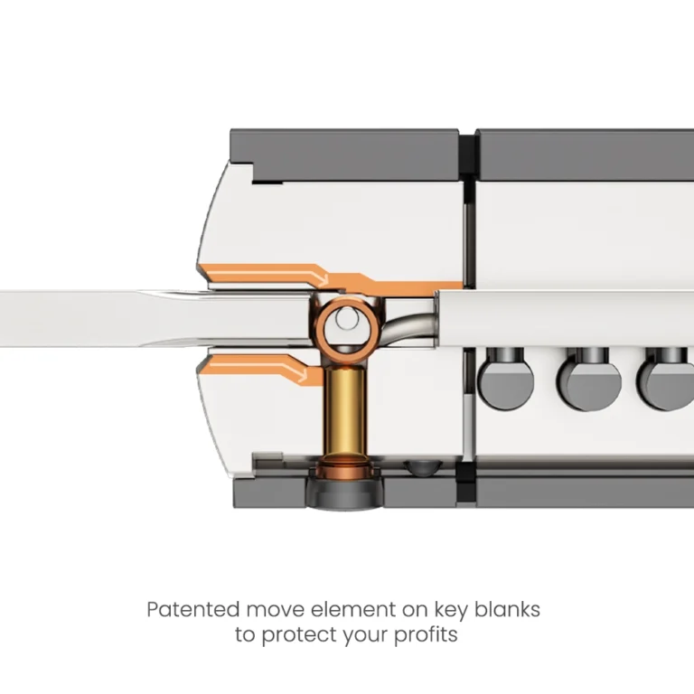 MASTER KEY SYSTEM LOCK CYLINDER WITH PATENTED MOVE ELEMENT AND SNAKE gallery image 5