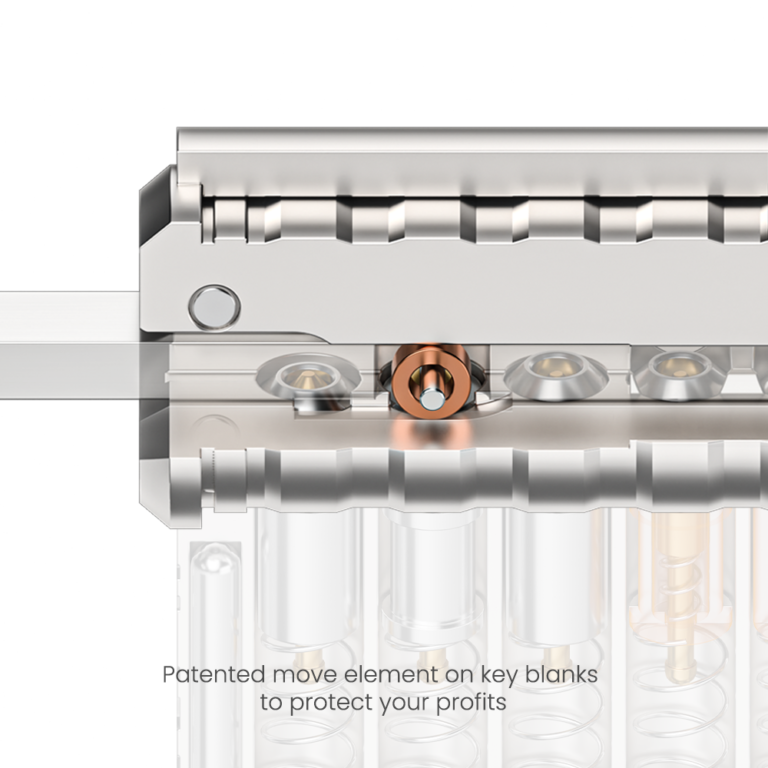 Telescopic Pin Lock Cylinder with Patented Move Roller gallery image 7