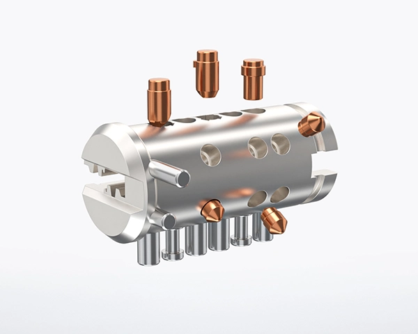 EOSYS deep customization -- precision CNC machined lock cylinder components