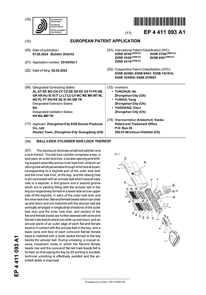 EU Invention Patent document
