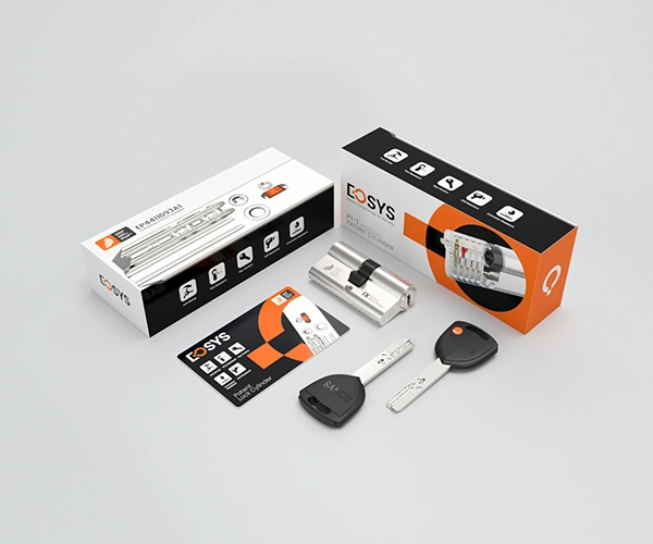 Light customization examples including branded packaging and laser-marked cylinders
