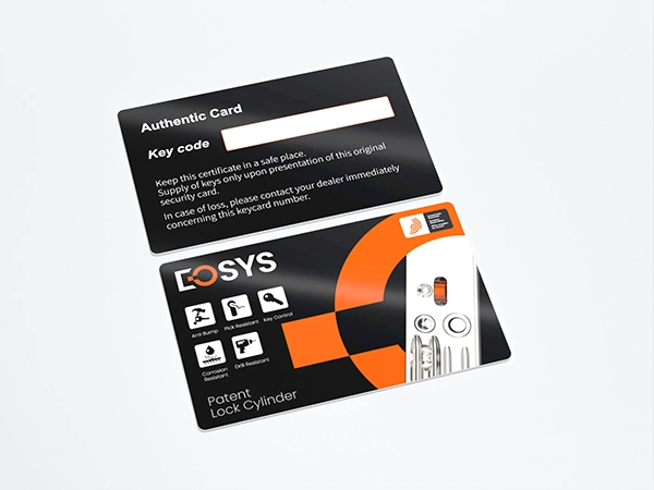 Security key cards
