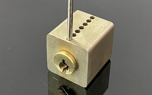 Precision pin measurement under quality inspection