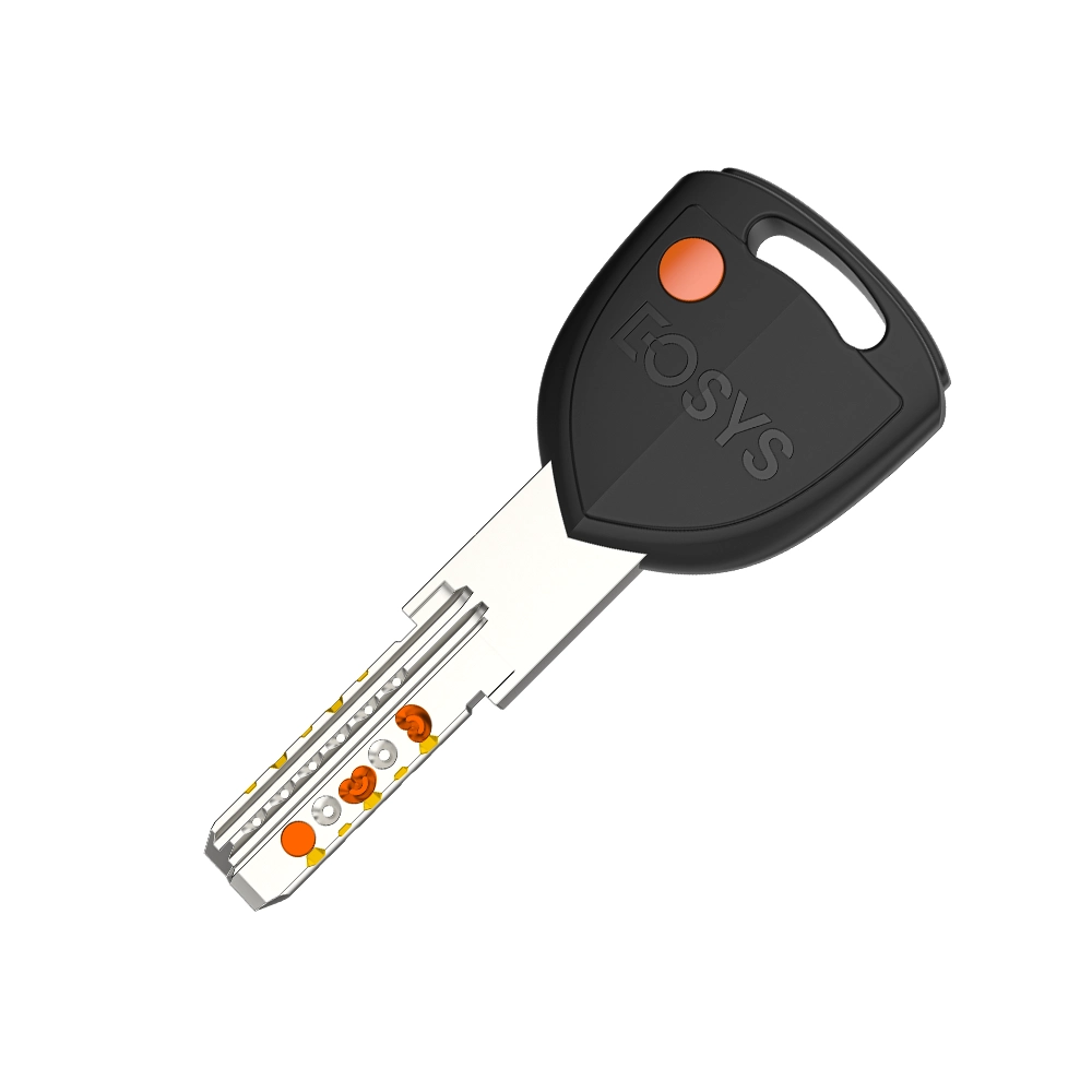 Active Pin and Magnet Passive Pin Lock Cylinder with Patent Moon Shape Passive Pins and Angle Anti-Pick Side Pins
